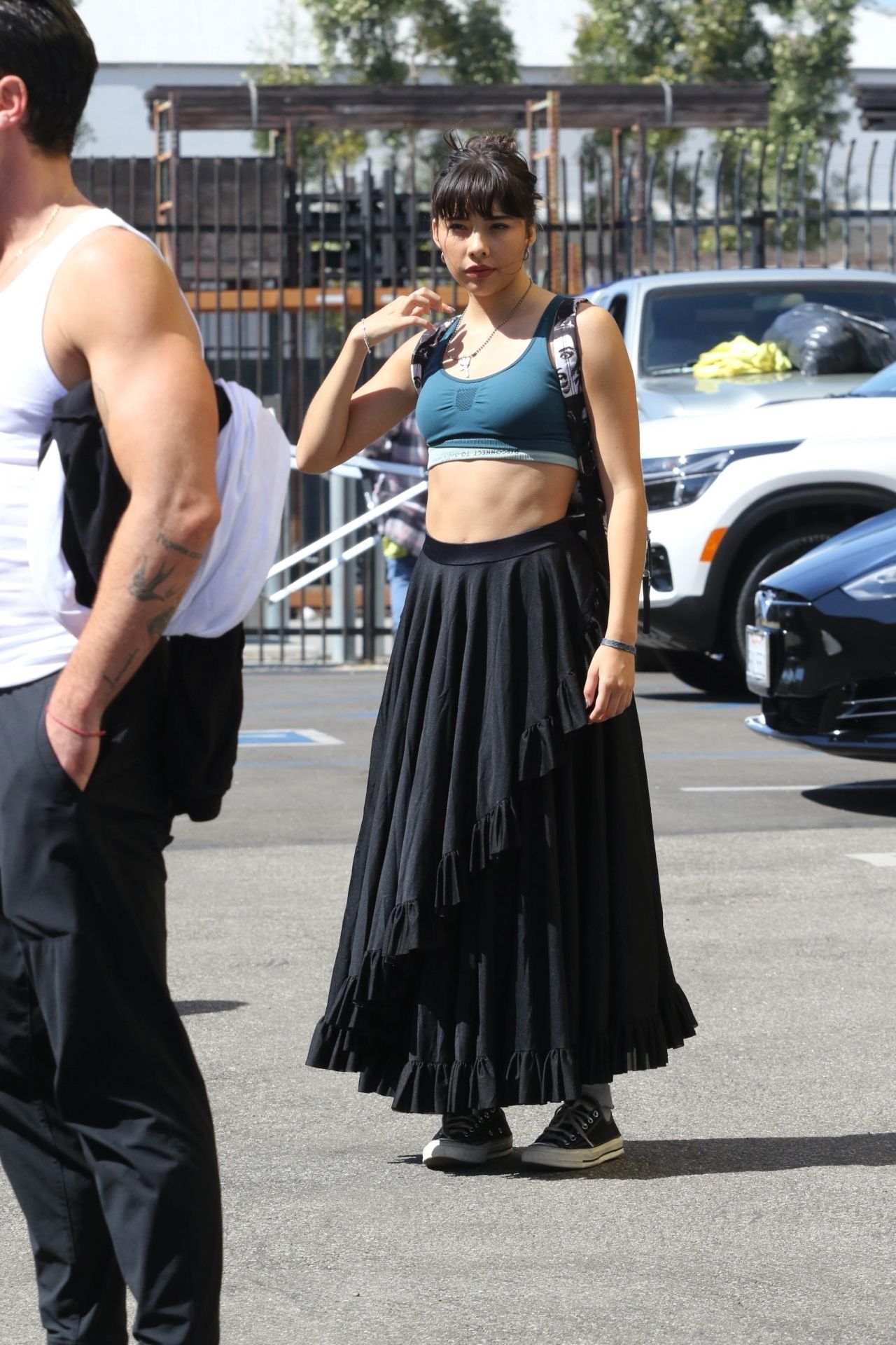 Xochitl Gomez - Leaving DWTS Practice in Hollywood 10/07/2023 • CelebMafia