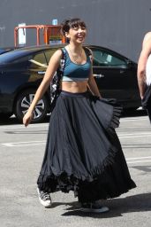 Xochitl Gomez - Leaving DWTS Practice in Hollywood 10/07/2023