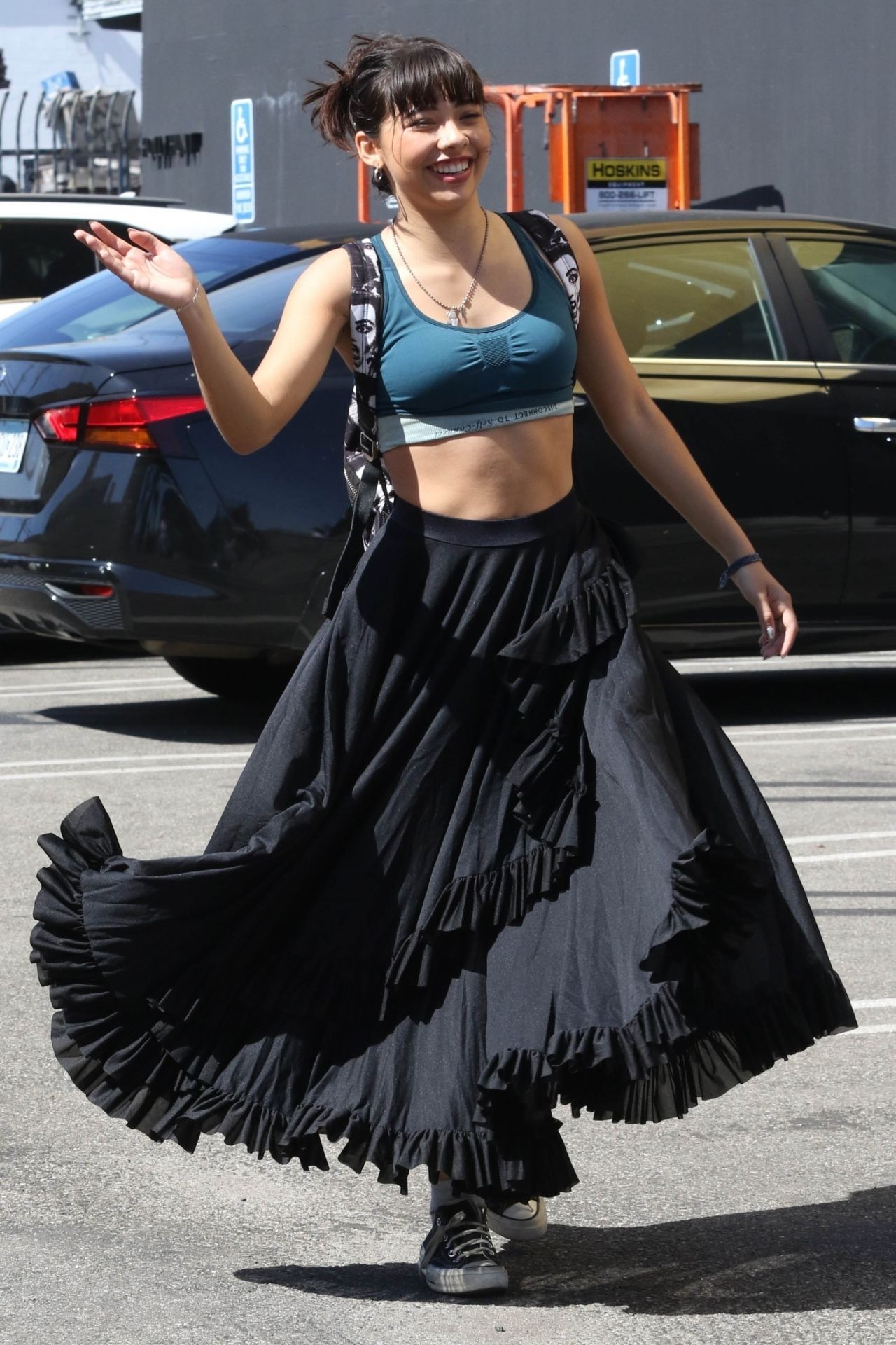 Xochitl Gomez - Leaving DWTS Practice in Hollywood 10/07/2023 • CelebMafia