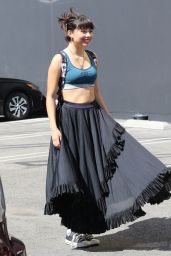 Xochitl Gomez - Leaving DWTS Practice in Hollywood 10/07/2023