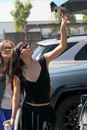 Xochitl Gomez - Outside of Practice For DWTS in Los Angeles 10/12/2023