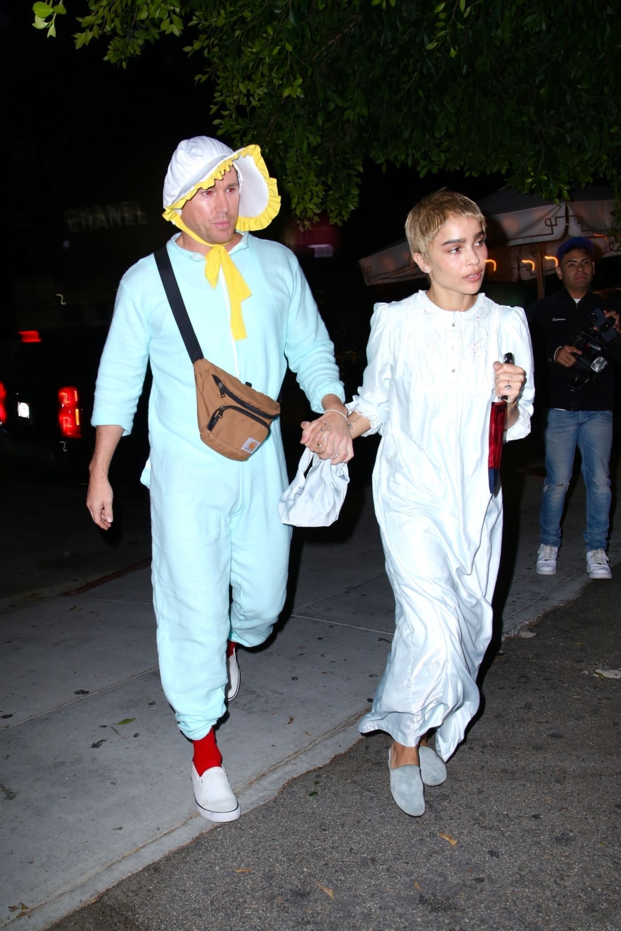 Zoë Kravitz - Arriving for a Halloween Party in Los Angeles 10/28/2023 ...