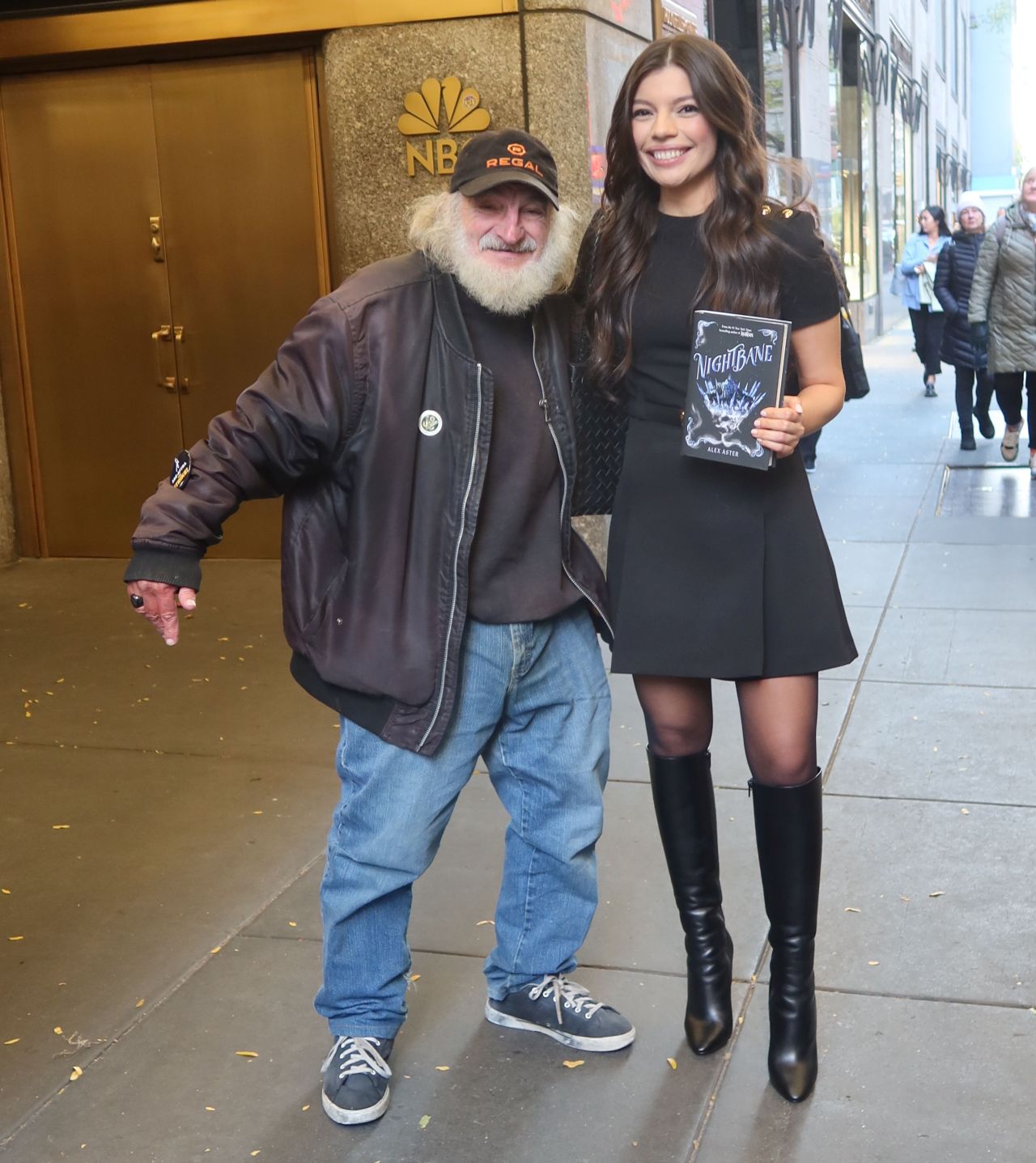 Alex Aster at NBC Studios in New York 11/01/2023 • CelebMafia