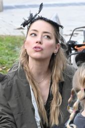 Amber Heard - Out in Madrid 10/31/2023
