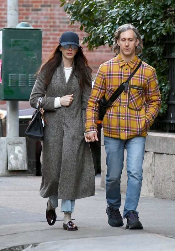 Anne Hathaway and Adam Shulman in New York City 11/12/2023