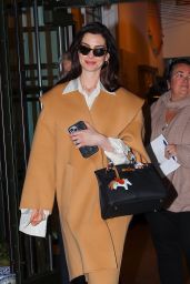 Anne Hathaway - Leaving a Press Junket in New York 11/15/2023