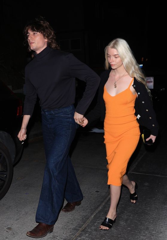Anya Taylor-Joy and Her Husband Malcolm McRae at Pace Restaurant in LA 11/05/2023