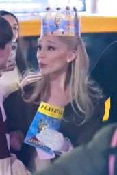 Ariana Grande in Times Square in NYC 10/31/2023