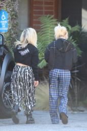 Avril Lavigne - Arriving at Lime Studio in Santa Monica 11/14/2023