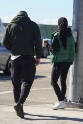 Becky G With Her ex Fiancé Sebastian Lletget Her in Porter Ranch 11/20/2023