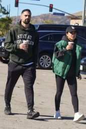 Becky G With Her ex Fiancé Sebastian Lletget Her in Porter Ranch 11/20/2023