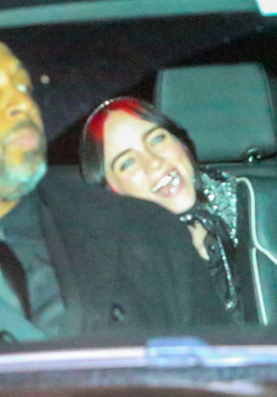 Billie Eilish Leaving Gucci After Party at Chateau Marmont in Los Angeles 11/04/2023