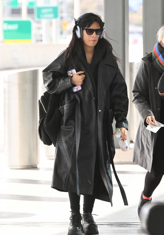 Camila Cabello at LaGuardia Airport in NYC 11/01/2023
