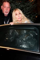 Cher - Leaves her Hotel Maison Messmer in Baden-Baden 11/25/2023