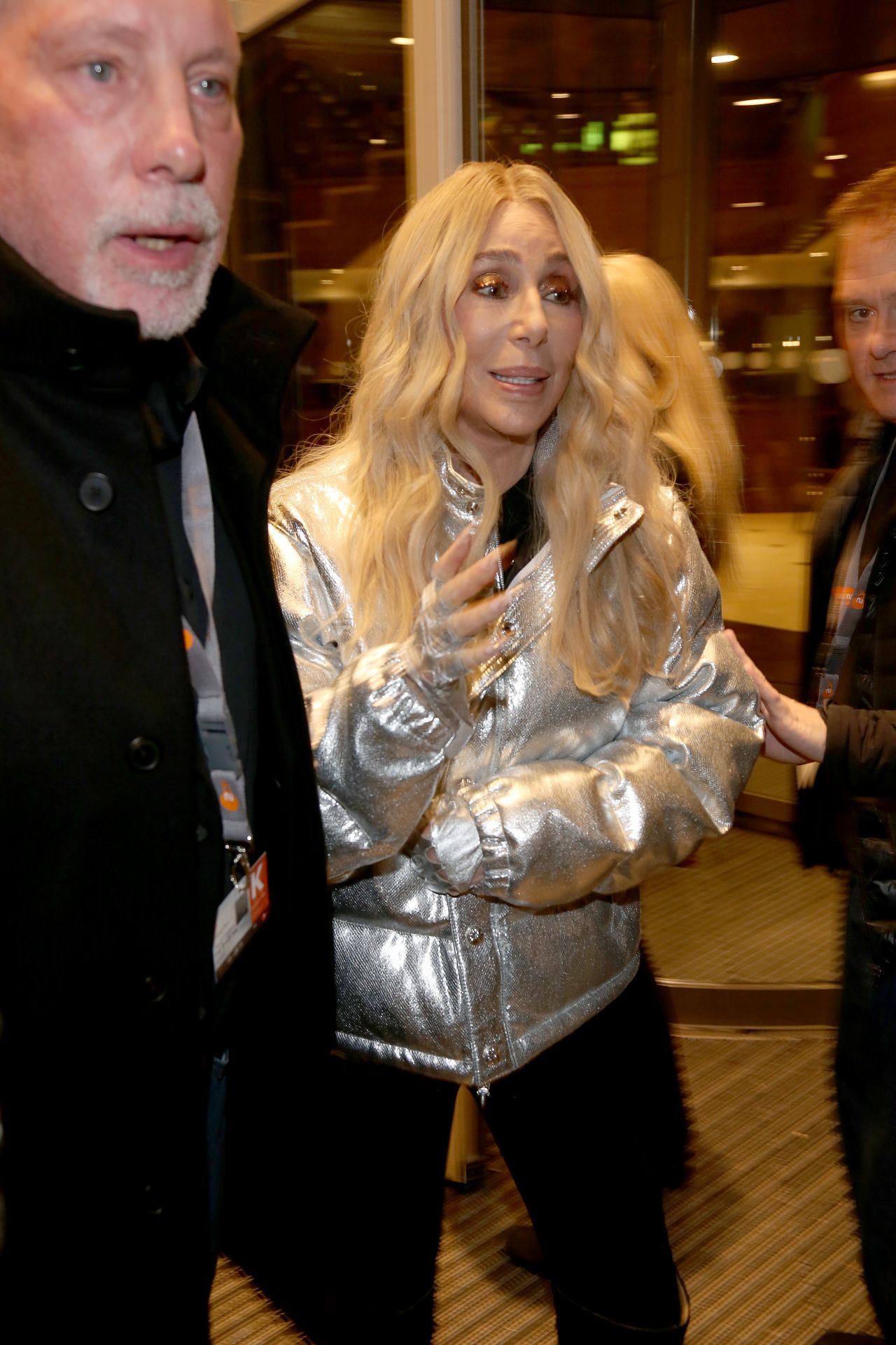 Cher - Leaves her Hotel Maison Messmer in Baden-Baden 11/25/2023