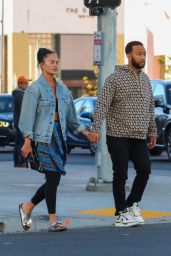 Chrissy Teigen and John Legend Running Errands in Los Angeles 11/13/2023