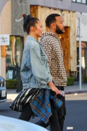 Chrissy Teigen and John Legend Running Errands in Los Angeles 11/13/2023
