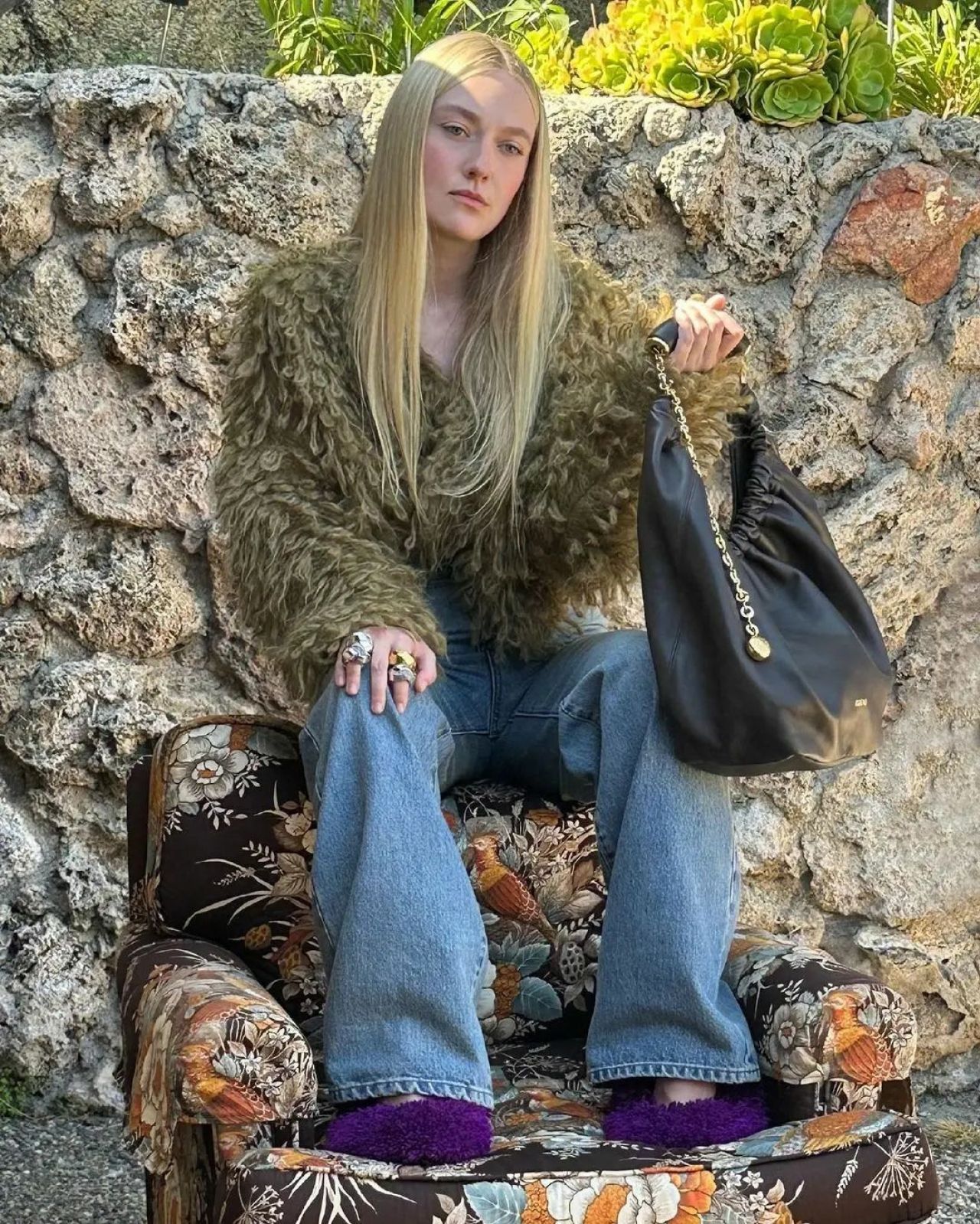 Dakota Fanning - Loewe Spring/Summer 2024 Campaign Photos • CelebMafia