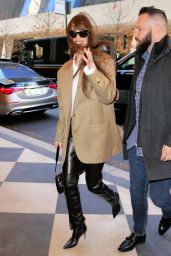 Dakota Johnson Leaves the Plaza Hotel in New York City 11/14/2023