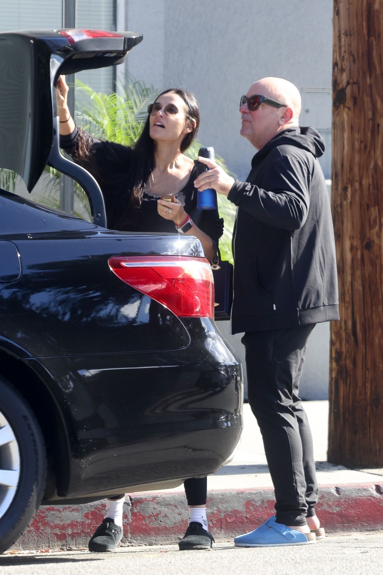 Demi Moore and Eric Buterbaugh in Studio City 11/25/2023 • CelebMafia