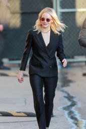 Emma Stone Arriving For an Appearance on Jimmy Kimmel Live! in Hollywood 11/16/2023