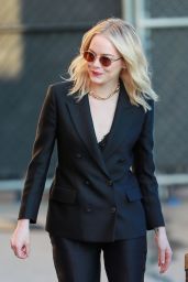 Emma Stone Arriving For an Appearance on Jimmy Kimmel Live! in Hollywood 11/16/2023