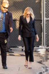 Emma Stone Arriving For an Appearance on Jimmy Kimmel Live! in Hollywood 11/16/2023