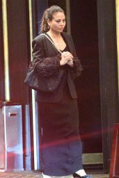 Emma Weymouth - Leaving The Dorchester Hotel in London 11/10/2023