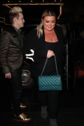 Gemma Collins and Rami Hawash - Leaving Novikov Eatery in Mayfair 11/16/2023