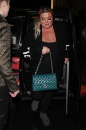 Gemma Collins and Rami Hawash - Leaving Novikov Eatery in Mayfair 11/16/2023