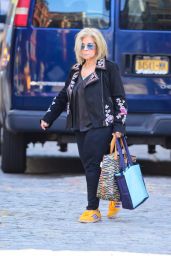 Gloria Campano - Leaving the Gigi Hadid Store in New York 11/02/2023