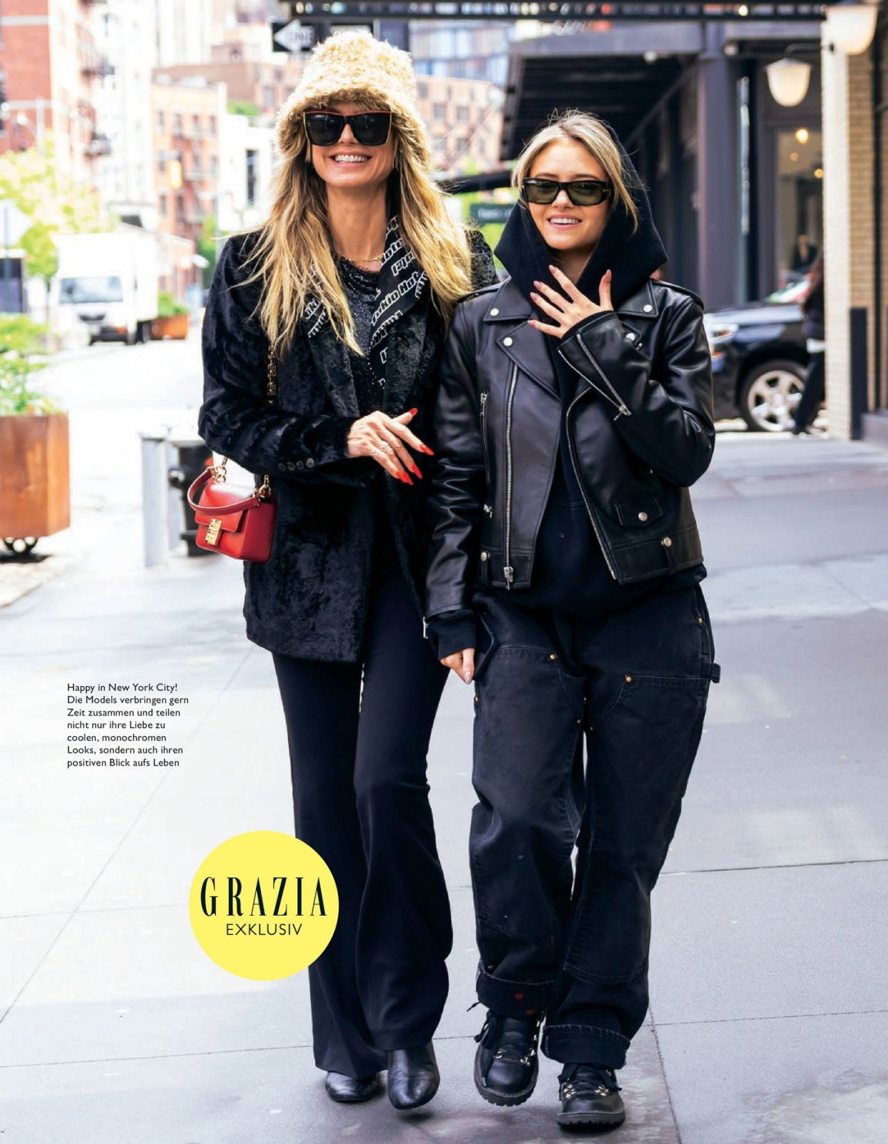 Heidi Klum and Leni Klum - Grazia Magazine Germany 11/09/2023 Issue ...