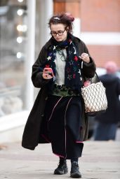 Helena Bonham Carter in Her Usual Quirky Attire in North London 11/22/2023