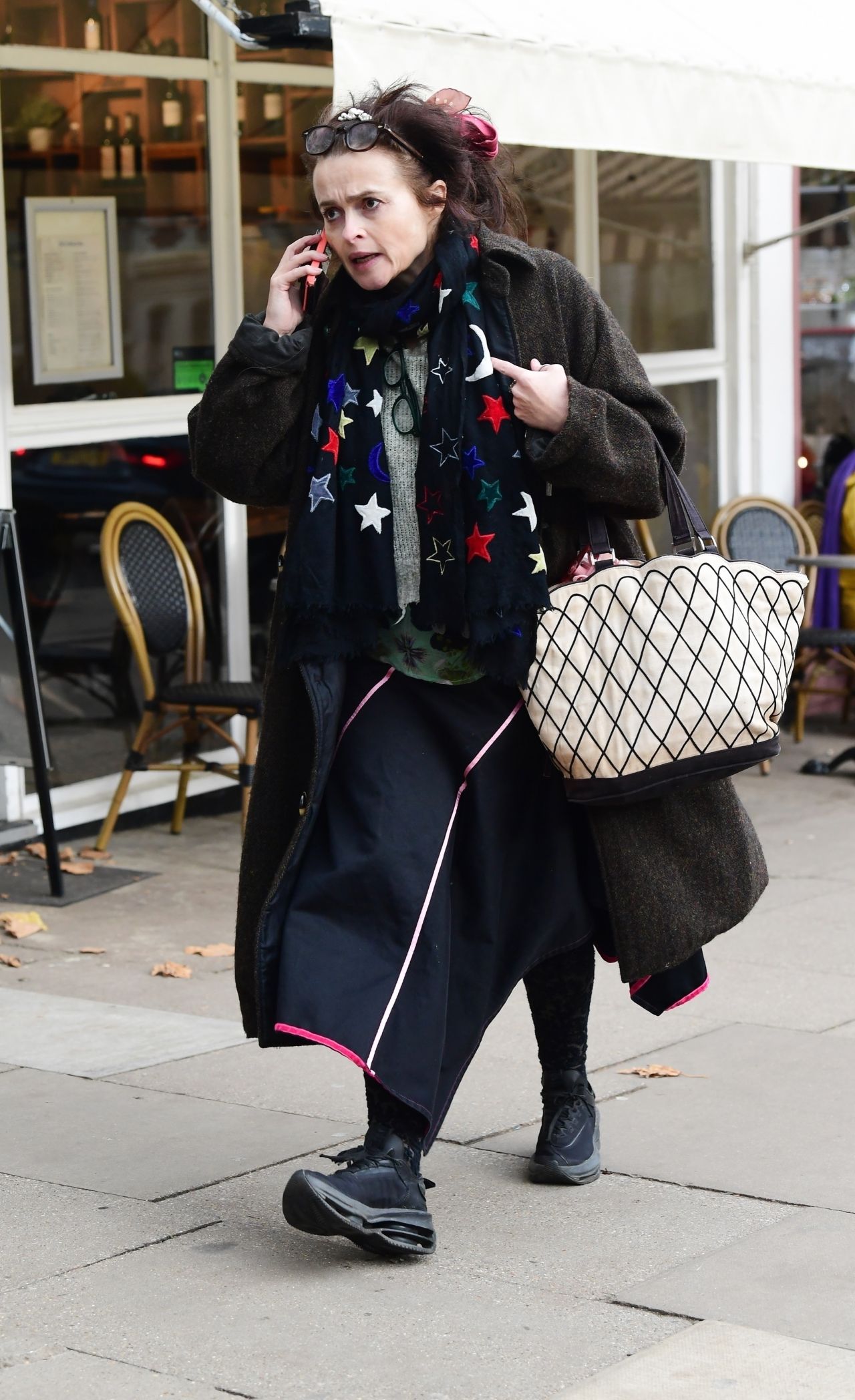 Helena Bonham Carter in Her Usual Quirky Attire in North London 11/22 ...