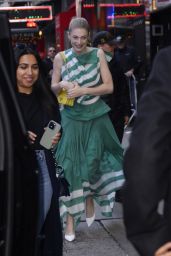 Hunter Schafer Exiting the GMA Morning Show in New York 11/16/2023