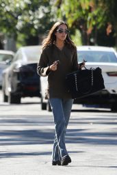 Ines De Ramon Shows Off Her Chanel Bag - Los Angeles 11/14/2023