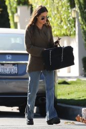 Ines De Ramon Shows Off Her Chanel Bag - Los Angeles 11/14/2023