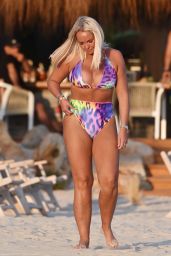 Jennifer Ellison in Multicoloured Skimpy Bikini in Bodrum 11/03/2023