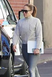 Jennifer Lopez at the Tracy Anderson Gym in Studio City 11/24/2023