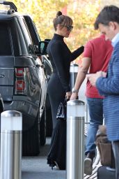 Jennifer Lopez in a Black Dress 11/16/2023