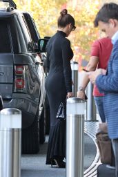 Jennifer Lopez in a Black Dress 11/16/2023