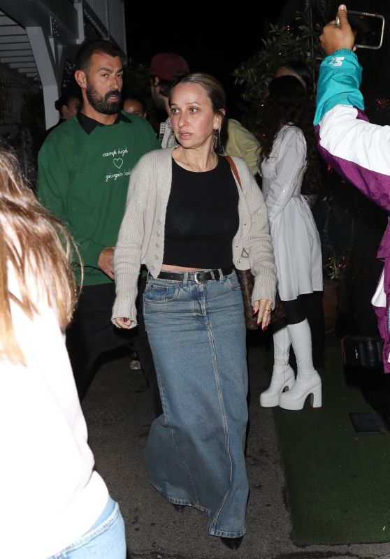 Jennifer Meyer Leaving Giorgio Baldi After Celebrating Leonardo DiCaprio’s pre Birthday Dinner in Santa Monica 11/11/2023