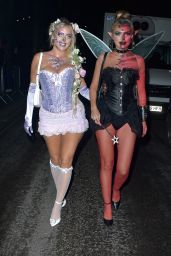 Jess Harding and Samie Elishi at Maya Jama’s Halloween Party in London 10/31/2023