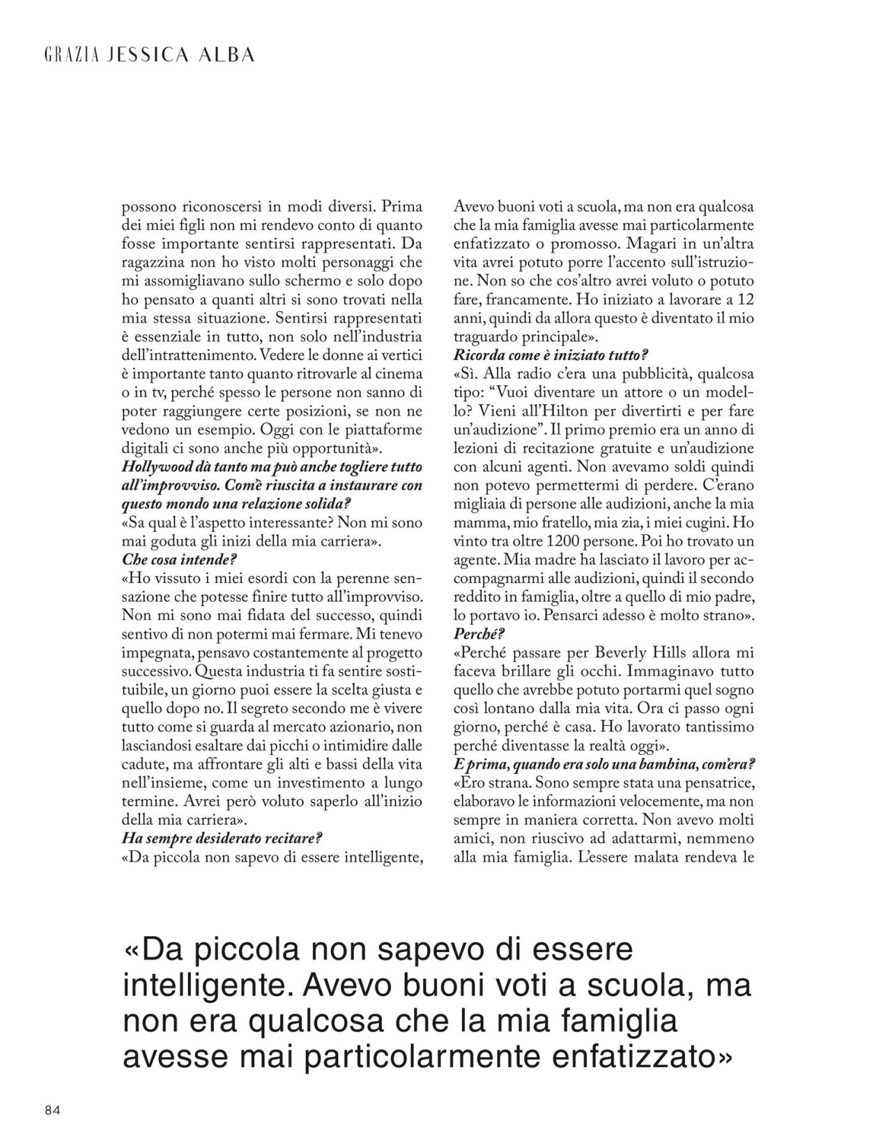 Jessica Alba - Grazia Magazine Italy 11/23/2023 Issue • CelebMafia