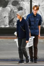 Jodie Foster and Her Son in New York 11/24/2023