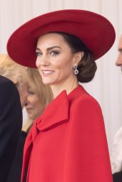 Kate Middleton - Ceremonial Welcome for The President and the First Lady of the Republic of Korea in London 11/21/2023