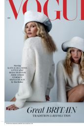 Kate Moss and Lila Moss - British Vogue December 2023 Issue