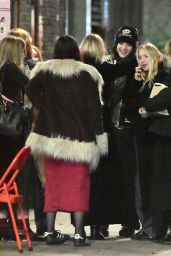 Kate Moss, Lila Moss and Juliette Larthe - Out in London 11/22/2023
