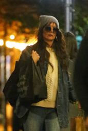 Katie Holmes in Cozy Chic Attire - Shopping in New York 11/14/2023