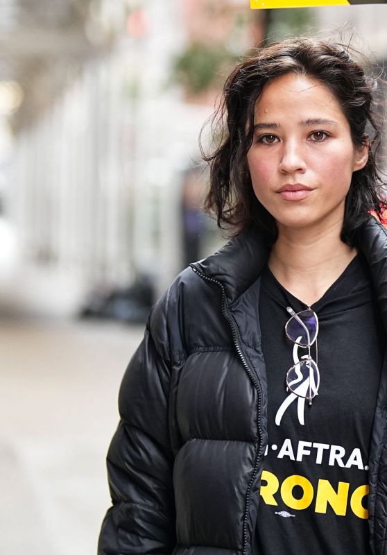 Kelsey Asbille - SAG-AFTRA Members on Strike in New York 10/30/2023